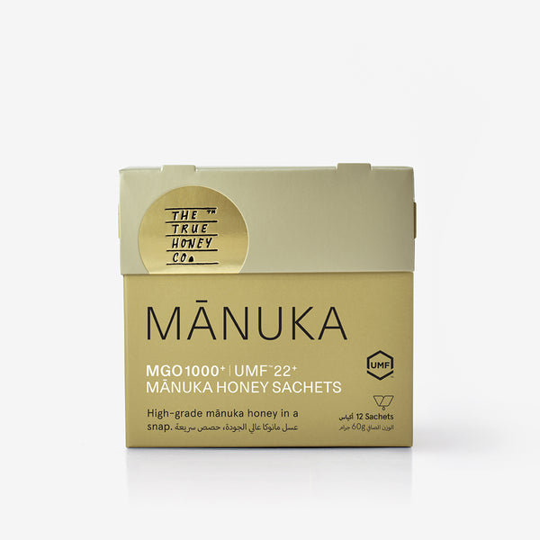 Mānuka Honey Sachets (12x5g) 1000+ MGO