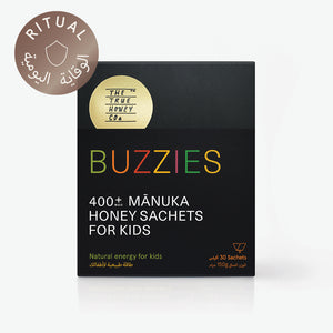 Buzzies - 400 MGO Manuka Honey Sachets for Kids