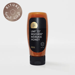 The True Honey Co. 400 MGO (13 UMF) Manuka Honey Squeezy - 375g