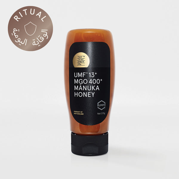 The True Honey Co. 400 MGO (13 UMF) Manuka Honey Squeezy - 375g