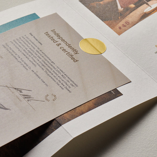 The True Honey Co. Rare Harvest 2050 MGO (34 UMF) Manuka Honey