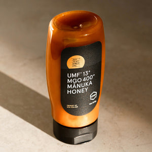 The True Honey Co. 400 MGO Squeezy Manuka Honey 500g